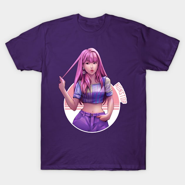 purple dress T-Shirt by Renzengeki